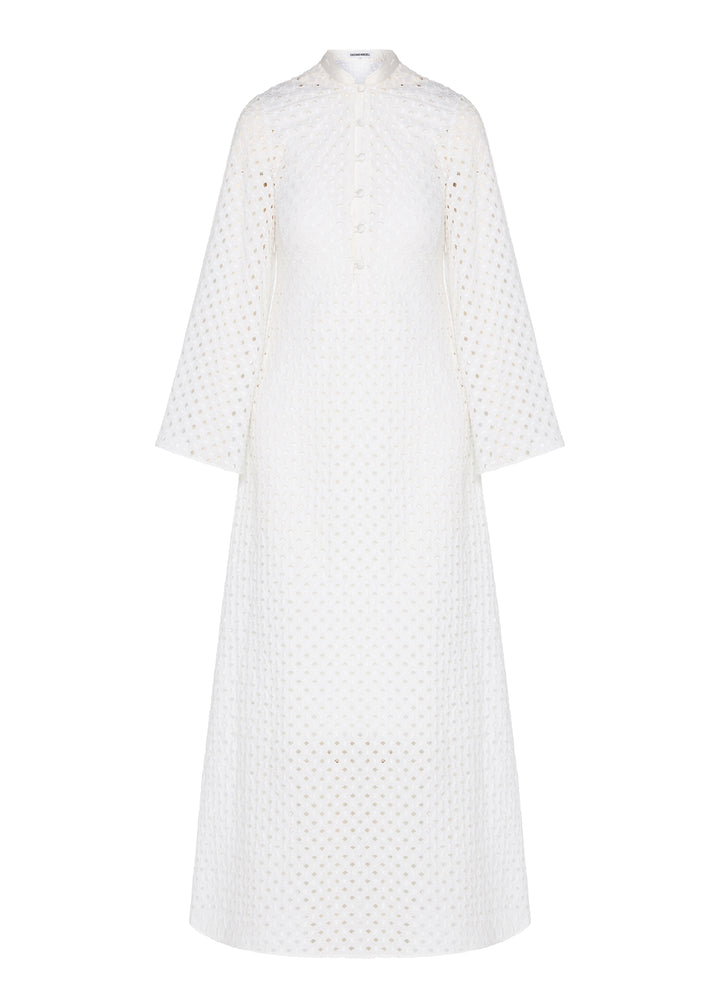 JANE KAFTAN DRESS EMBROIDERY