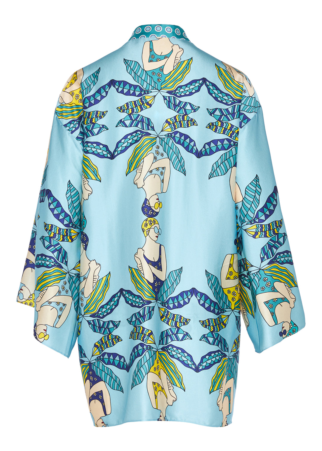 MARIA SILK KAFTAN DRESS