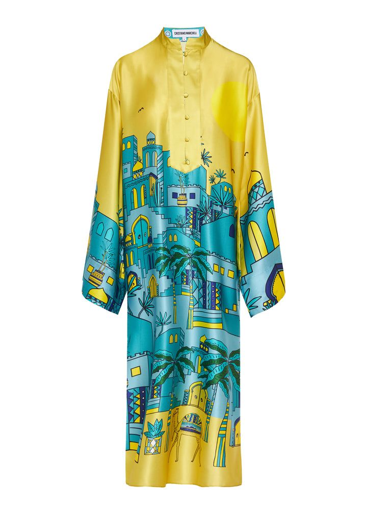 FIORENZA KAFTAN DRESS 'DAY IN MOROCCO' CRISTIANO MARCHELI EXCLUSIVE