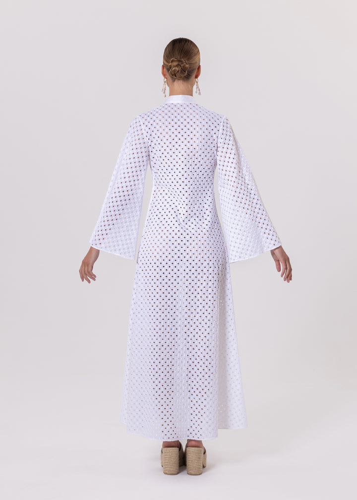 JANE KAFTAN DRESS EMBROIDERY